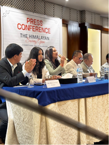 Press conference & MOU signing with Ms. Avani Rai for Golf For All project