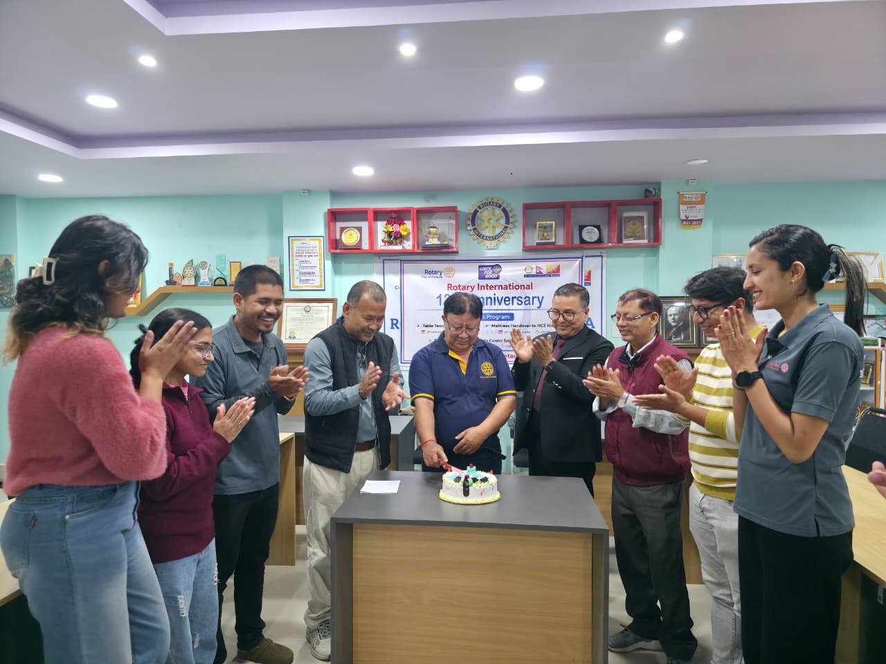 Rotary International’s 121st Anniversary celebration completed with various program