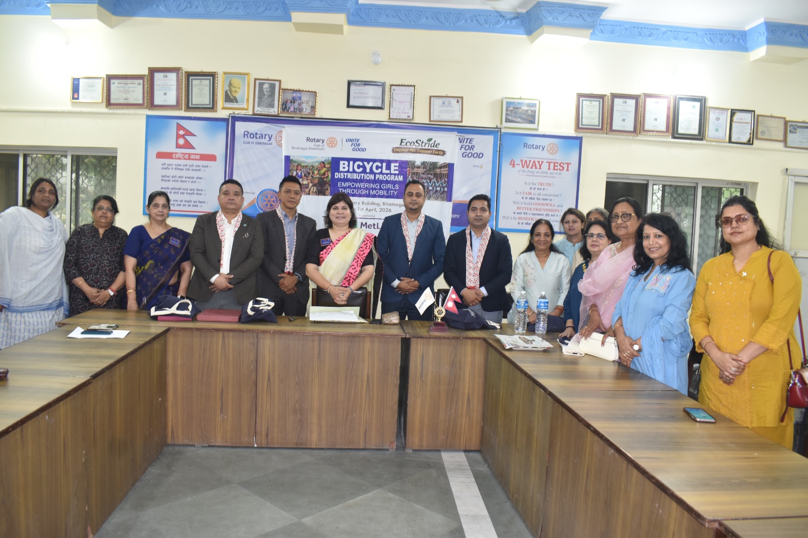 ECO STRIDE-EMPOWER HER EMPOWER EARTH  Cycle Distribution Program