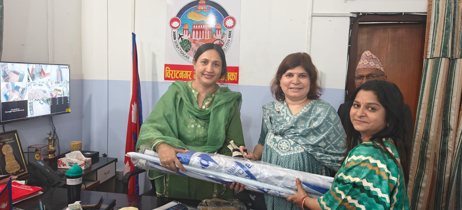 The Shades”- Large Umbrella Distibution to Vegetable Vendors