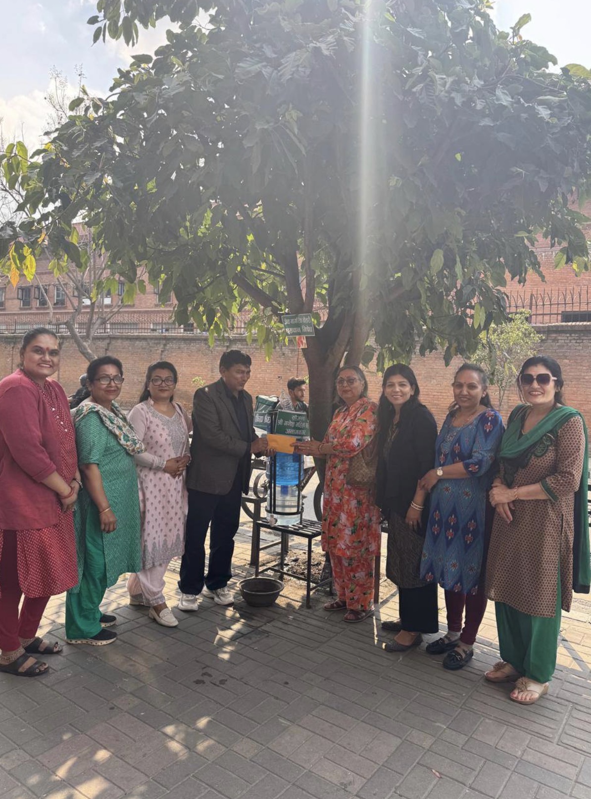 Free Water Distribution and Furniture Handover Program