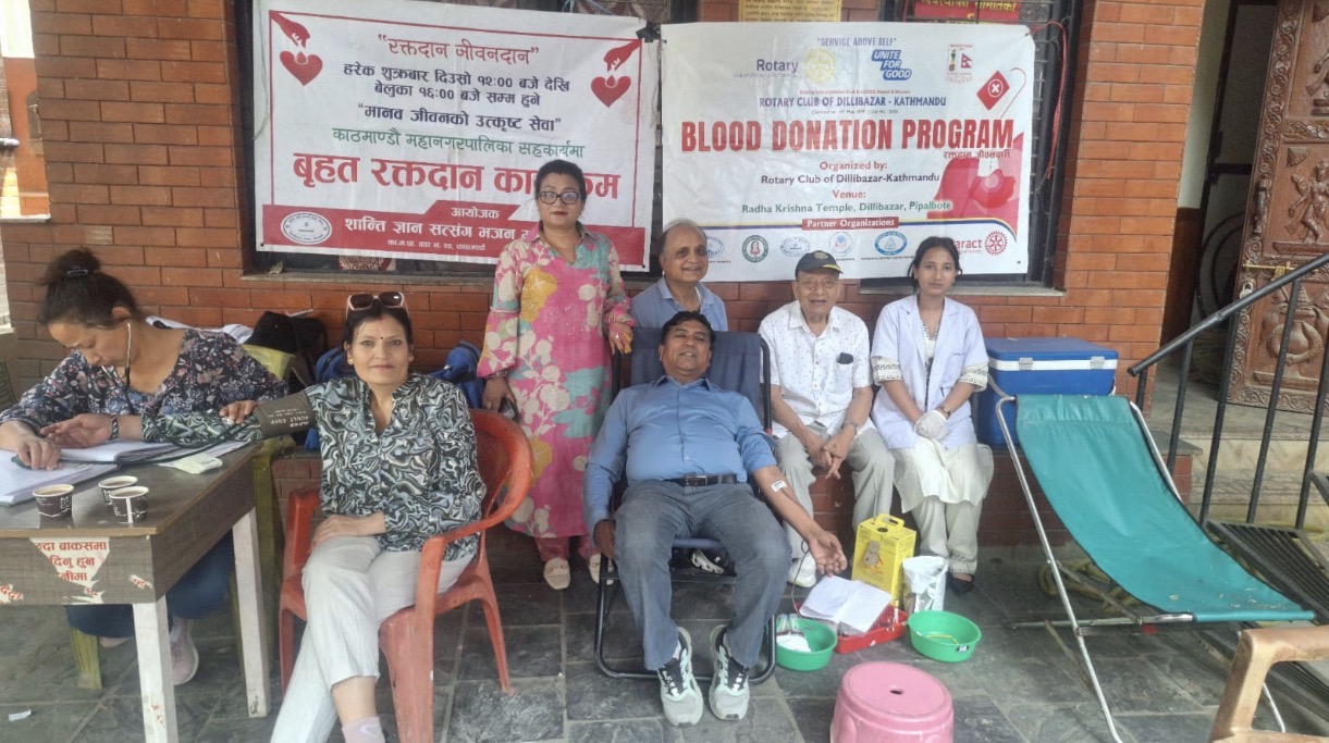 Monthly Blood Donation Campaign