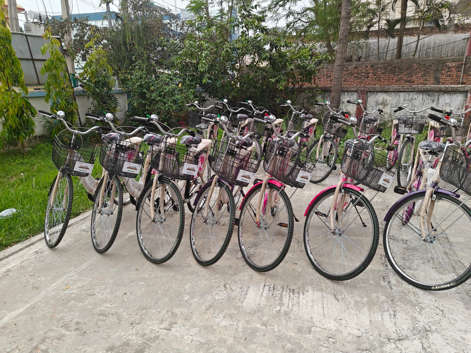 ECO STRIDE-EMPOWER HER EMPOWER EARTH  Cycle Distribution Program